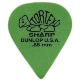 Jim Dunlop Tortex Sharp Yeşil 0.88 mm Pena