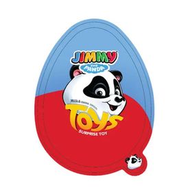 Jimmy Toys 25 gr Oyuncaklı Mavi Yumurta Çikolata (24 adet)