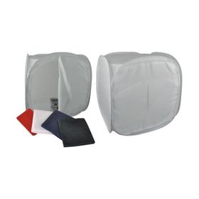 Jinbei 60x60 cm ve 4 Adet Renkli Fon Ürün Çekimi İçin Küp Çadır