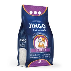 Jingo Lavanta Kokulu İnce Taneli 10 lt Topaklanan Kedi Kumu