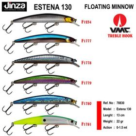 Jinza F1778 Estena 130 mm 22 gr Maket Balık