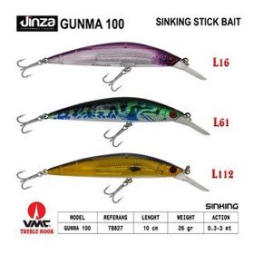 Jinza L112 Gunma 100 mm 26 gr Maket Balık