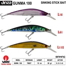 Jinza L112 Gunma 100 mm 26 gr Maket Balık