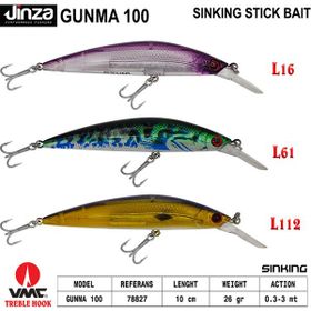 Jinza L112 Gunma 100 mm 26 gr Maket Balık