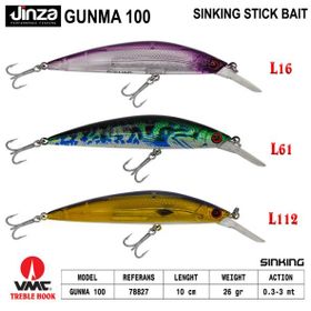 Jinza L112 Gunma 100 mm 26 gr Maket Balık