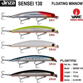 Jinza LN104 Sensei 130 mm 19.8 gr Maket Balık