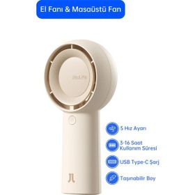 JisuLife Life5 Plus Kahverengi Taşınabilir El Fanı