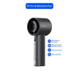 JisuLife Pro1S Siyah El Fanı