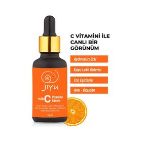 Jiyu C Vitamini Aydınlatıcı 30 ml Cilt tonu Eşitleyici Serum