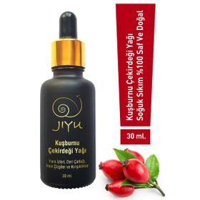 Jiyu Doğal Vegan Soğuk Sıkım 30 ml Kuşburnu Çekirdeği Yağı
