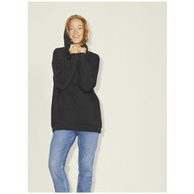 JJXX 12200382 Yuvarlak Yaka Düz Siyah Kadın Sweatshirt