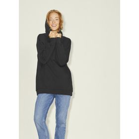 JJXX 12200382 Yuvarlak Yaka Düz Siyah Kadın Sweatshirt