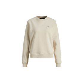 JJXX 12223962 Yuvarlak Yaka Baskılı Ekru Kadın Sweatshirt