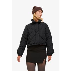 JJXX 12236457-Black Jxunit Short Quilted Jacket Otw Kadın Siyah Mont