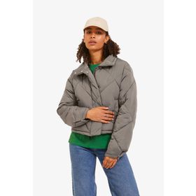 JJXX 12236457-Brown Jxunit Short Quilted Jacket Otw Kadın Kahverengi Mont
