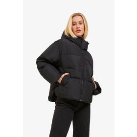 JJXX 12236528-Black Jxmısty Down Blend Puffer Jacket Otw Sn Kadın Siyah Mont