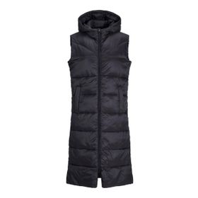 JJXX 12245694-Black Jxnora Lightweight Long Vest Otw Kadın Siyah Mont