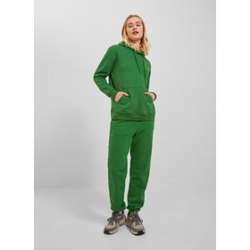 JJXX JXABBIE RLX LS EVERY HOOD SWT NOOS Kapüşon Yaka Düz Yeşil Kadın Sweatshirt