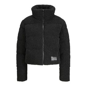 JJXX Jxısa Teddy Puffer Jacket Otw Siyah Kadın Mont