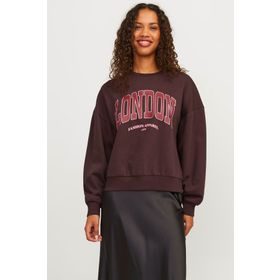 JJXX Jxmerle RLX Short LS Crew Mor Kadın Sweatshirt