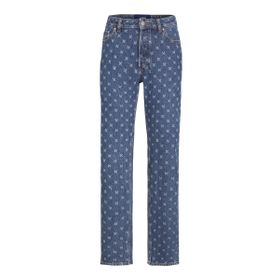 JJXX JXSEOUL Stra MW Laser R3042 DNM Medium Blue Denim Kadın Jeans