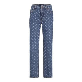 JJXX JXSEOUL Stra MW Laser R3042 DNM Medium Blue Denim Kadın Jeans