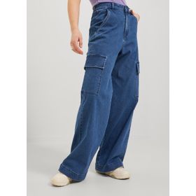 JJXX JXTOKYO Asha Wide Hw Jeans Yk DNM Koyu Mavi Denim Kadın Jeans