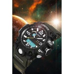 JoeFox Jo.G.S01 Siyah Küçük Kasa Digital ve Analog Çocuk Kol Saati