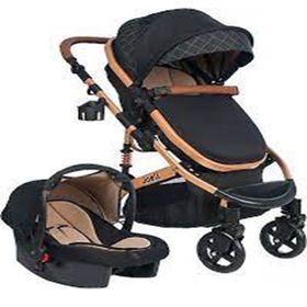 Joell New Truva III Travel Sistem Gold Siyah Bebek Arabası