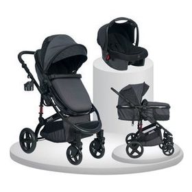Joell Truva 1712 Travel Sistem Siyah Füme Bebek Arabası