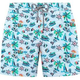 John Frank FSSSWL134-TEDDY SUMMER All Over Erkek Mayo Şort