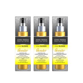 John Frieda 3x100 ml Sheer Blonde Go Blonder Renk Açıcı Sprey