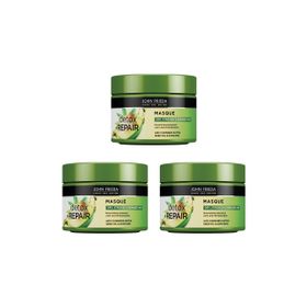 John Frieda Detoks Etkili Onarıcı ve Besleyici 3x250 ml Bakım Maskesi
