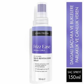 John Frieda Frizz Ease Dream Curls 150 ml Kusursuz Bukleler Yağ Bazlı Canlandırıcı Saç Spreyi
