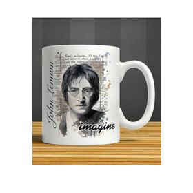 John Lennon İmagine Porselen Kupa Bardak