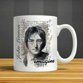 John Lennon İmagine Porselen Kupa Bardak