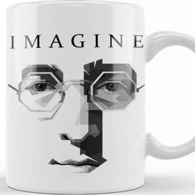 John Lennon İmagine Porselen Kupa Bardak