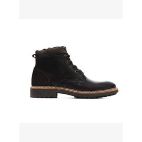 John May 1103/GL 015 WK LTH Suede New Split Brown Erkek Bot