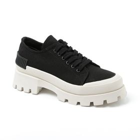 John May RD-4387 Keten Siyah Kadın Spor Ayakkabı