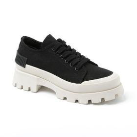 John May RD-4387 Keten Siyah Kadın Spor Ayakkabı
