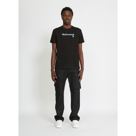 John Richmond UMA23002TS Siyah Bisiklet Yaka Erkek T-Shirt