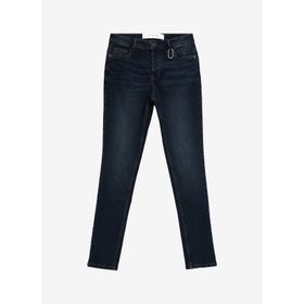 John Richmond UMA23127JE Lacivert Normal Bel Normal Paça Slim Fit Denim Erkek Pantolon