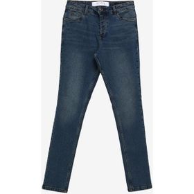 John Richmond UMA23129JE Lacivert Normal Bel Normal Paça Slim Fit Denim Erkek Pantolon