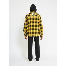 John Richmond UMA23133CA Siyah Slim Fit Gömlek Yaka Erkek Gömlek
