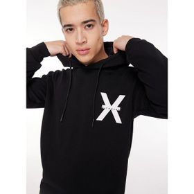 John Richmond UMA23176FE Siyah Kapüşon Yaka Erkek Sweatshirt