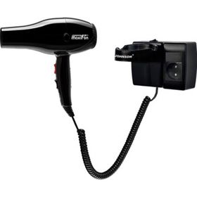 Johnson Maxifön 1600W 110V - 220V Siyah Tıraş Prizli Otel Tipi Saç Kurutma Makinesi