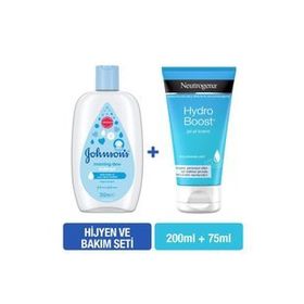 Johnson's 200 ml Morning Dew Bebek Kolonyası+Neutrogena 75 ml Hydro Boost El Kremi