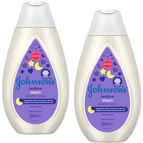 Johnson's 2x300 ml Bed Time Bebek Losyonu