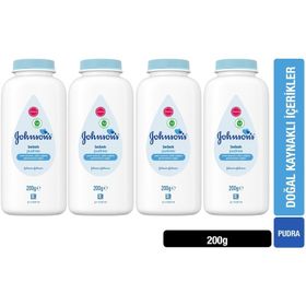 Johnson's Baby 200 gr 4'lü Bebek Pudrası