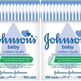 Johnson's Baby 2x100 Adet Kulak Temizleme Çubuğu